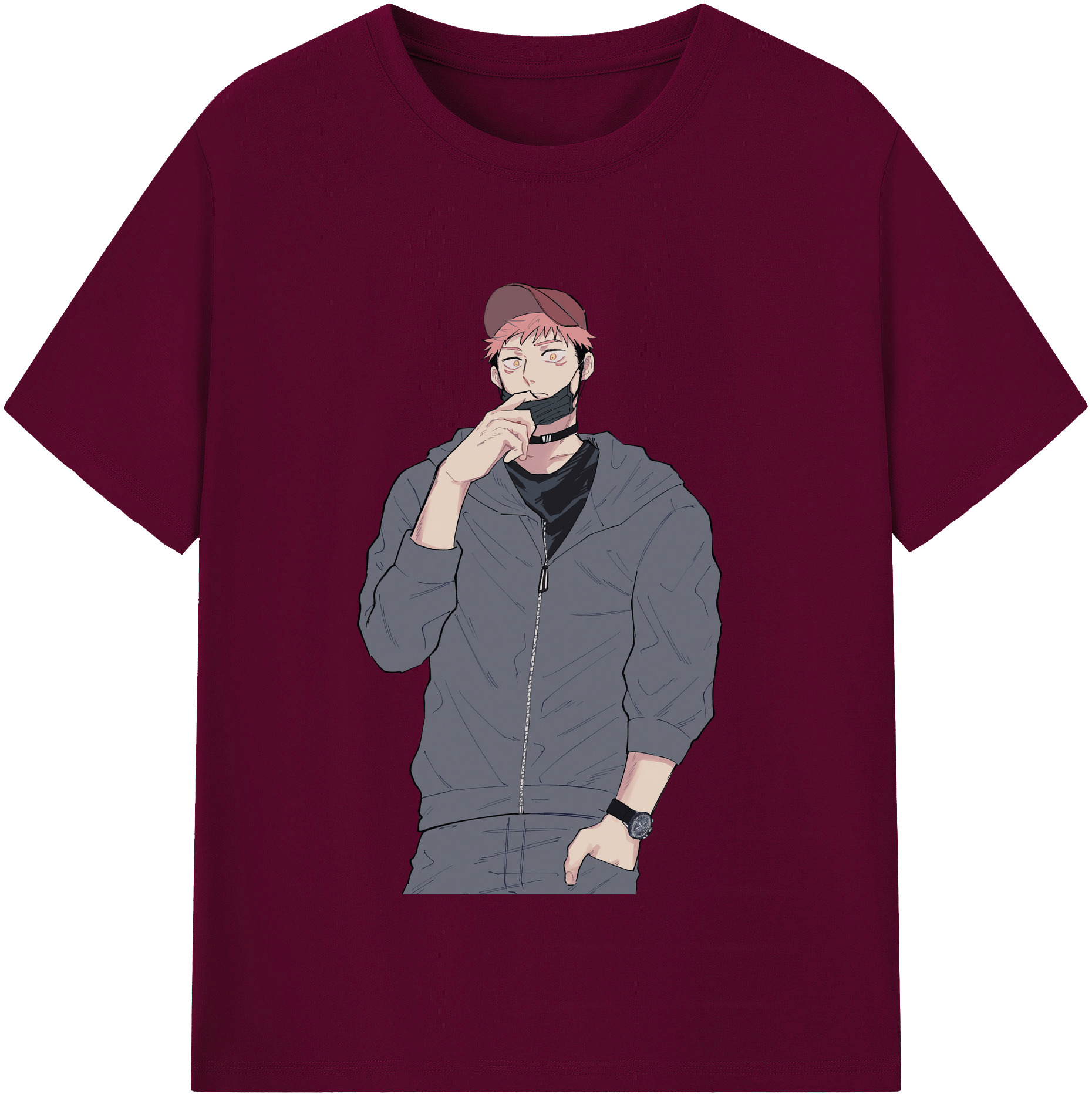 （画像用） 呪術廻戦 Jujutsu Kaisen レディースカジュアルプリントTシャツ（綿100％）